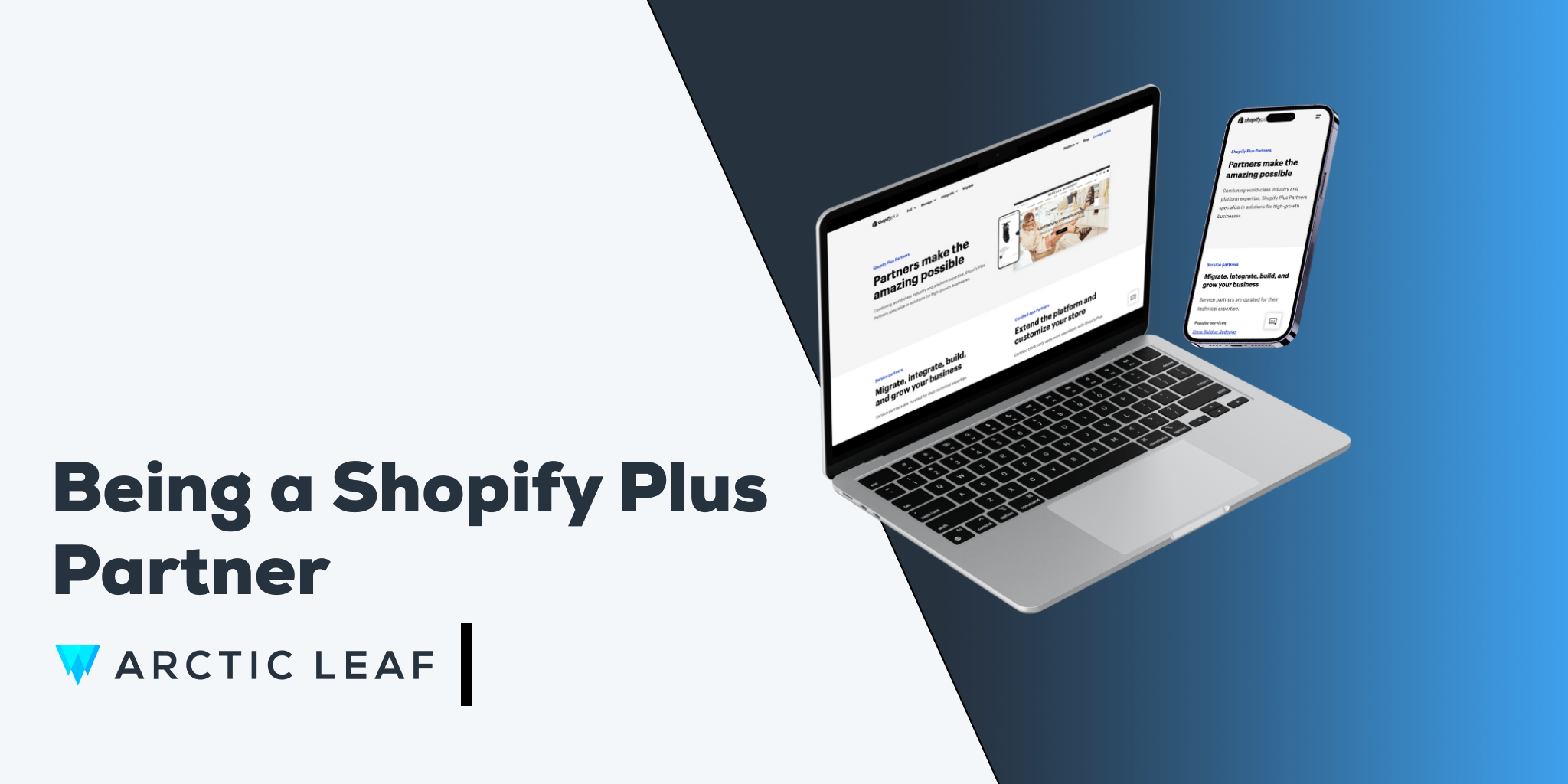 Arctic Leaf is a Shopify Plus agency partner in the e-commerce space